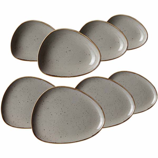 Tafelservice Taste 8-teilig Grau - Pinie - 2 x 2 x 2 cm
