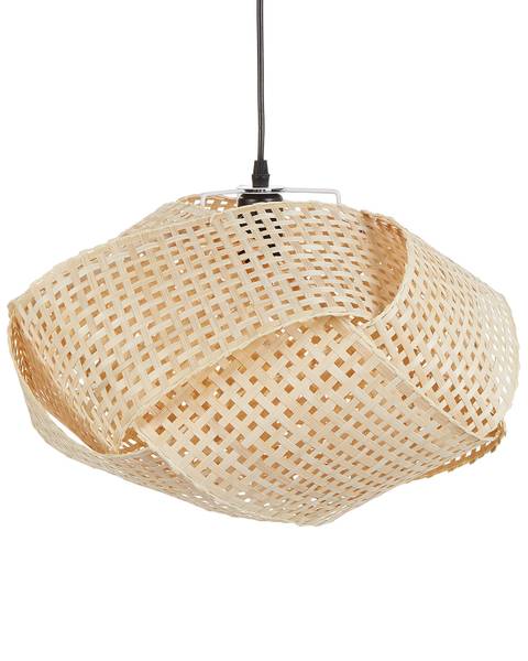 Hanglamp HALIL blauw - bruin - bamboe - 45 x 115 x 45 cm