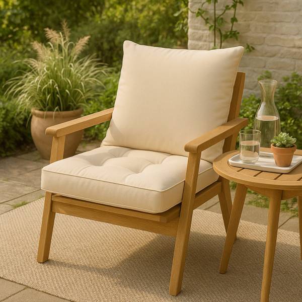 Stuhlkissen MEARST496006 Braun - Textil - 45 x 15 x 45 cm