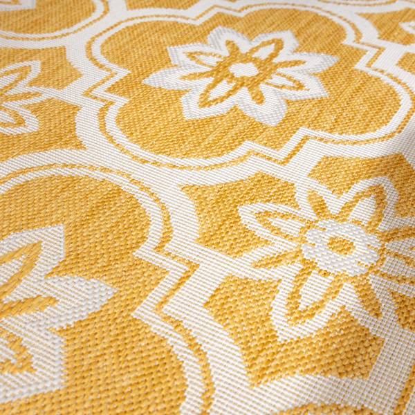 Tapis Rio Flower Jaune - 200 x 290 cm