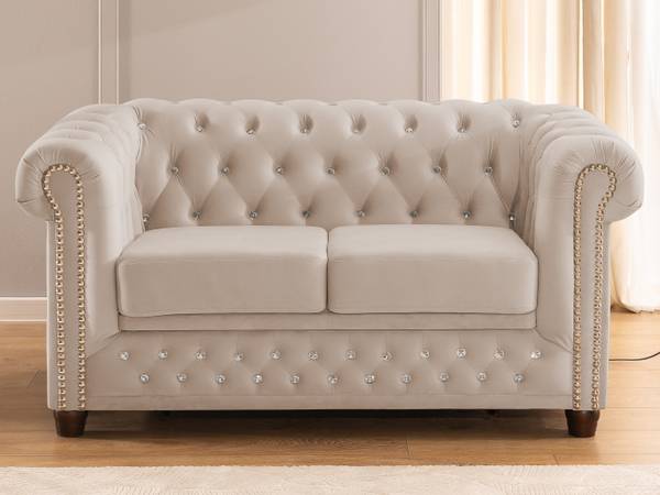 2-Sitzer Schlafsofa Cleo Blink Beige