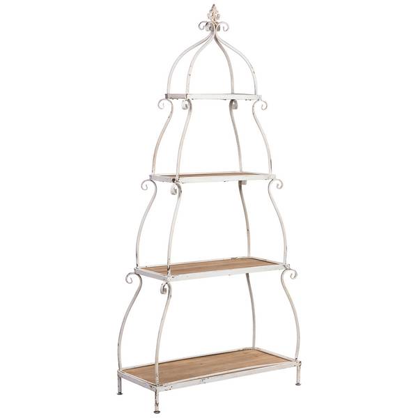 Regal 4523366664 Weiß - Holzwerkstoff - 80 x 173 x 35 cm