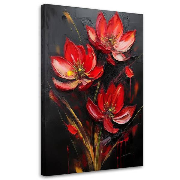 Wandbild Blumen 30 x 45 cm