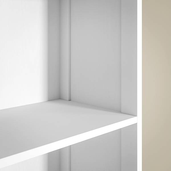 Hochschrank BB8069 Weiß - Massivholz - 24 x 170 x 34 cm