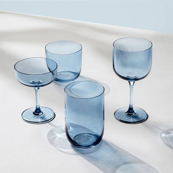 Wein- und Sektgläser Like Glass 4-teilig Blau