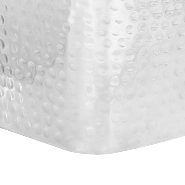Beistelltisch 246504 2er Set Silber - Aluminium - 40 x 38 x 40 cm