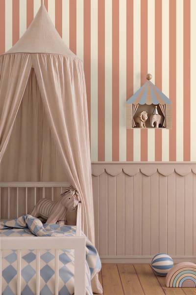 Tapete 131922 Pink - Papier - 53 x 1005 x 1005 cm