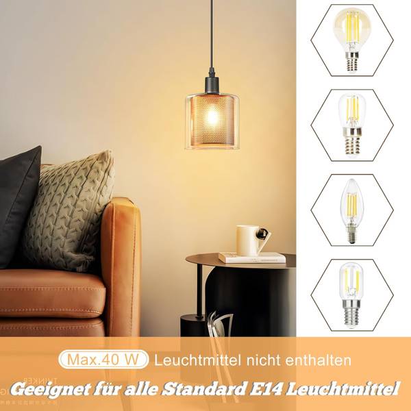 Pendelleuchte Quigley Schwarz - Metall - 12 x 450 x 13 cm