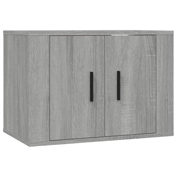 TV-Wandschrank 3029990-1 (2er Set) Hellgrau - Breite: 57 cm