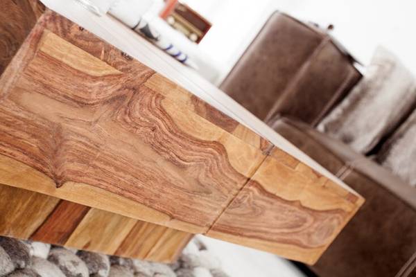 Couchtisch BOLT Braun - Sheesham - 70 x 35 x 70 cm