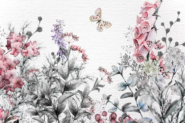 Leinwand 60x40 Garten Polyester - 3 x 60 x 40 cm
