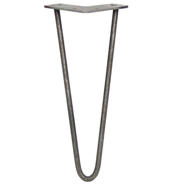 4 x 2 Streben Hairpin-Tischbeine 30.5cm Metall - 1 x 31 x 1 cm