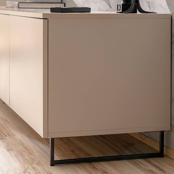 Wohnwand GALATINA-164-3 Beige - Holzwerkstoff - 280 x 200 x 45 cm