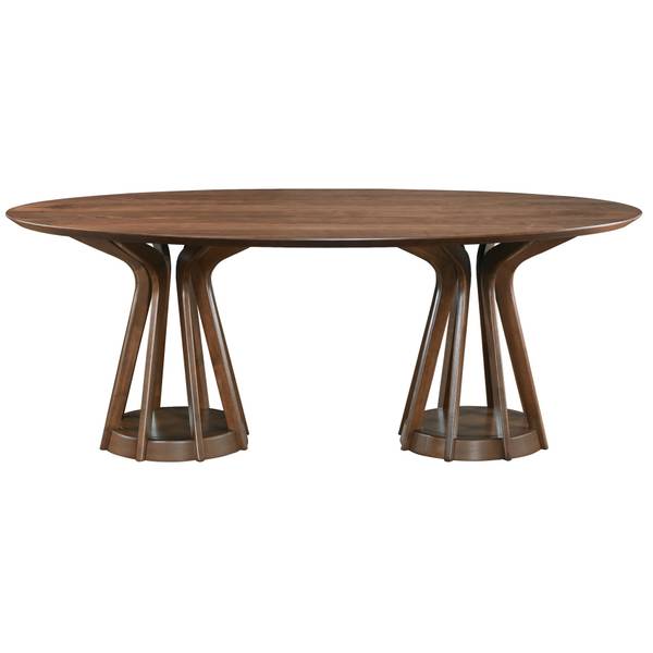 Esstisch STENNE Braun - Holzwerkstoff - 200 x 75 x 110 cm