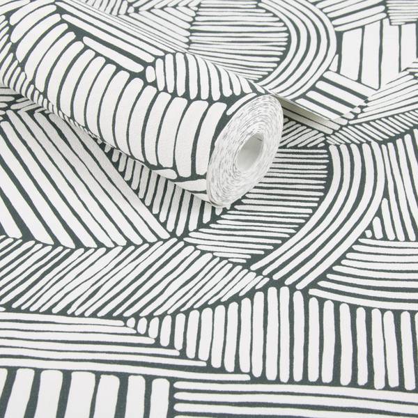Vliestapete Ninon Grün - Fleece - 52 x 1005 x 2 cm