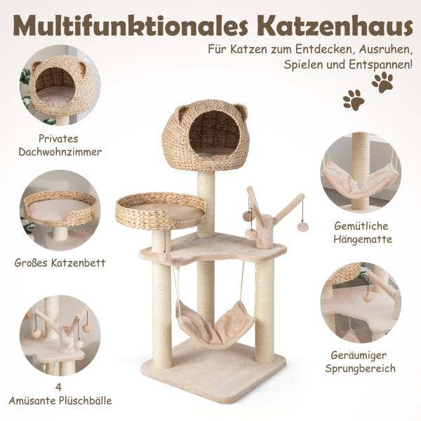Katzenbaum 65430271 Beige - Naturfaser - 1 x 1 x 1 cm