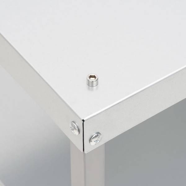 Tisch Räucherofen 364747 Silber - Stahl - 28 x 44 x 40 cm