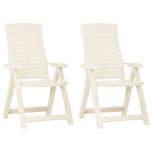 Chaise de jardin 3006046 (lot de 2) Blanc