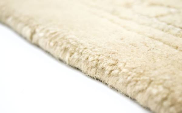 Handgeknüpft Wollteppich Beige - Wolle - 74 x 2 x 195 cm