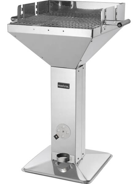 Trichtergrill DALTON Silber - Metall - 63 x 91 x 48 cm