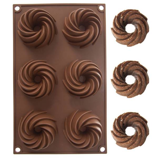 Muffinform 151787 Braun - Silikon - 17 x 3 x 28 cm