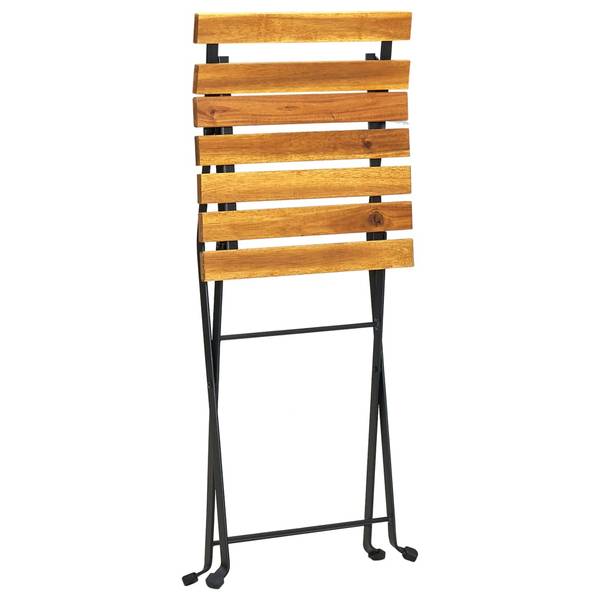 Bistrostuhl 3006379-3 (6er Set) Schwarz - Akazie - 40 x 79 x 39 cm