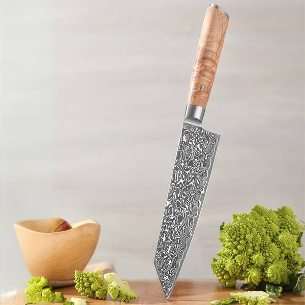 Kochmesser Kinone Beige - Massivholz - 1 x 1 x 34 cm