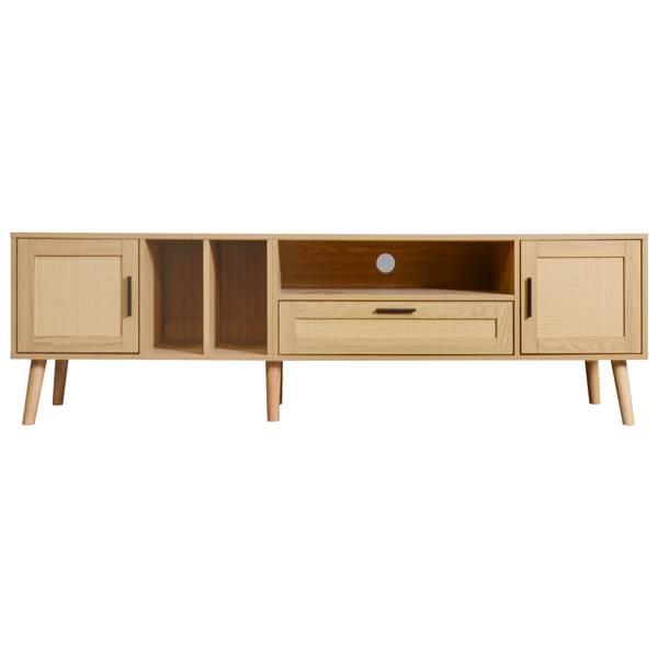 TV-Möbel Bravvans Braun - Holzwerkstoff - 40 x 54 x 180 cm