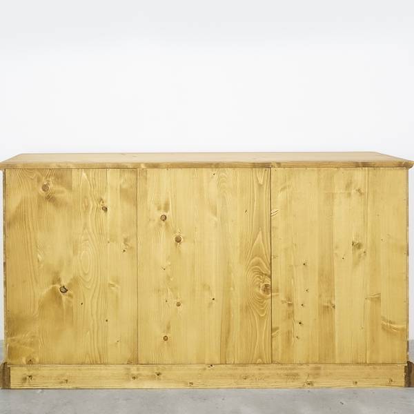 Kommode Jagna 7 Gelb - Fichte - 153 x 85 x 46 cm