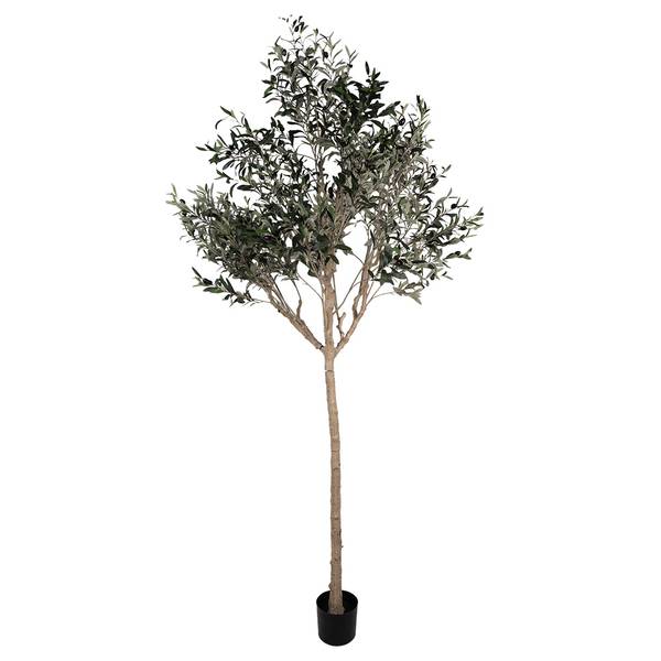 Künstlicher Olivenbaum NATURAL COSY Grün - Kunststoff - 80 x 240 x 120 cm