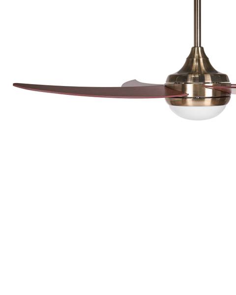 Deckenventilator CHACANA 2-tlg Braun - Metall - 132 x 53 x 132 cm