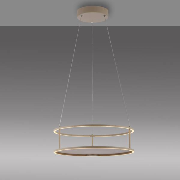 LED Pendelleuchte Touchdimmer Beige