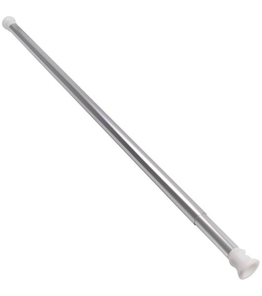 Duschvorhangstange Chrome 90-170cm Metall - 90 x 170 x 170 cm