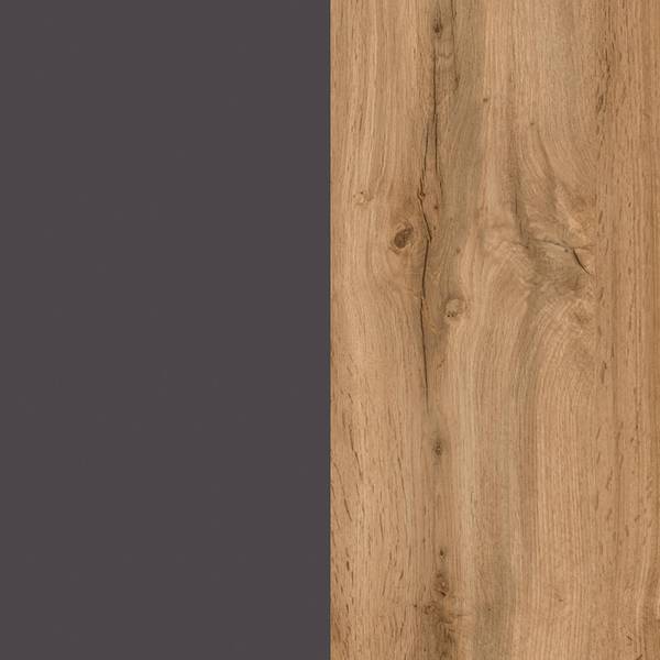 Badmöbel-Set VASTO-03-33 3er-Set Grau - Spiegelglas - 165 x 200 x 35 cm