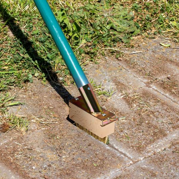 Brosse à joints en lot de 2 Marron - Doré - Acier - 14 x 12 x 4 cm