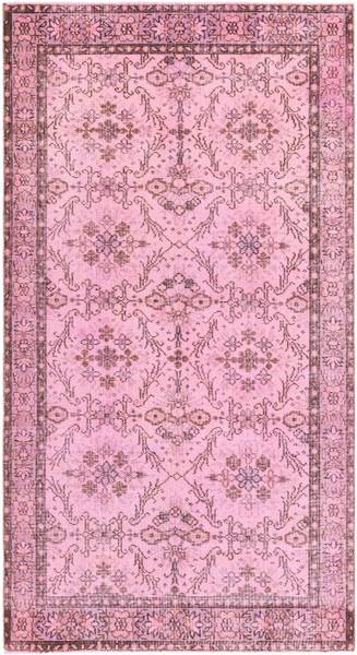 Tapis Ultra Vintage DCCXLIV Mauve - Laine - 114 x 1 x 213 cm