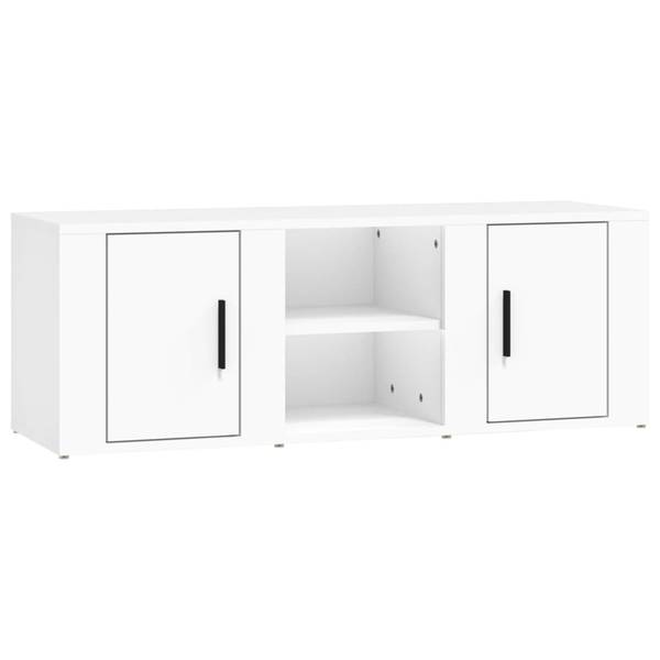 TV-Schrank 3018062 Weiß - Holzwerkstoff - 100 x 35 x 31 cm
