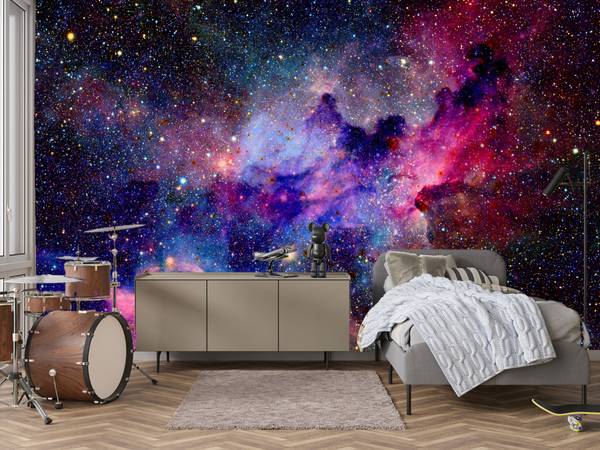 Fototapete Kosmos Galaxie Sternennebel 150 x 105 x 105 cm