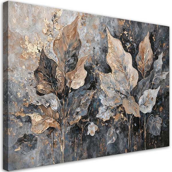 Canvas schilderij Botanisch 90 x 60 cm