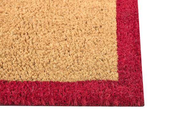 Fussmatte BULUSAN Blau - Grün - Rot - Naturfaser - 60 x 90 cm