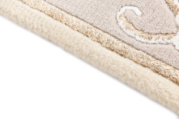 Tapis de passage Darya DCCCXCIV Beige - Laine - 84 x 1 x 201 cm
