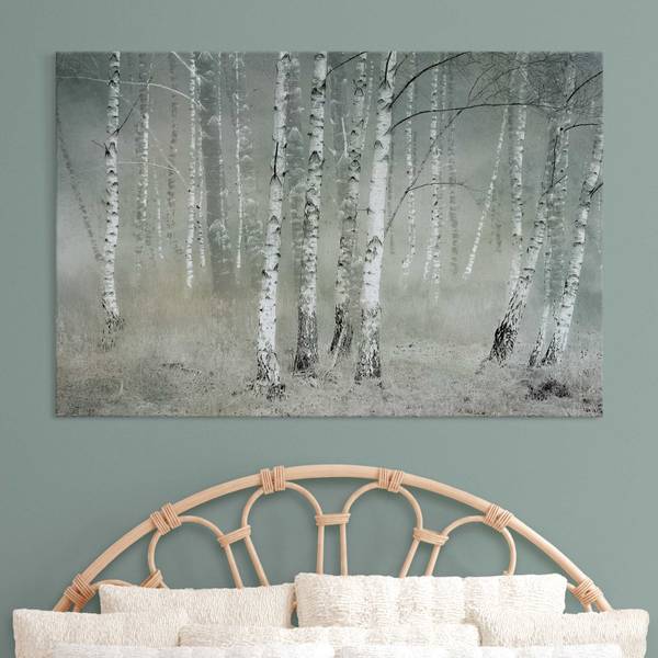 Akustikbild Birkenwald 180 x 120 cm