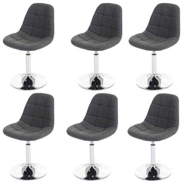 Fauteuil de table A60 (lot de 6) Gris lumineux