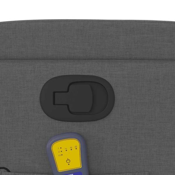 Massagesessel 3032456 Grau - Polyester - 74 x 97 x 88 cm