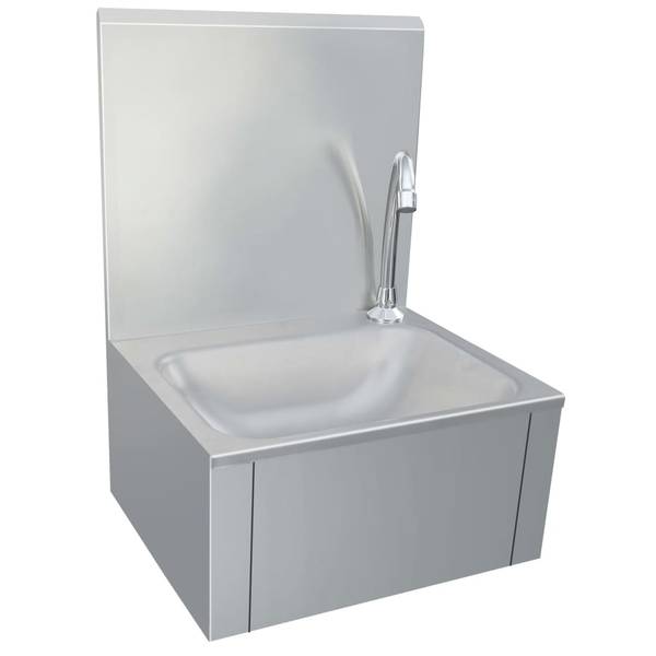 Handwaschbecken 51114 Silber - Edelstahl - 34 x 56 x 40 cm