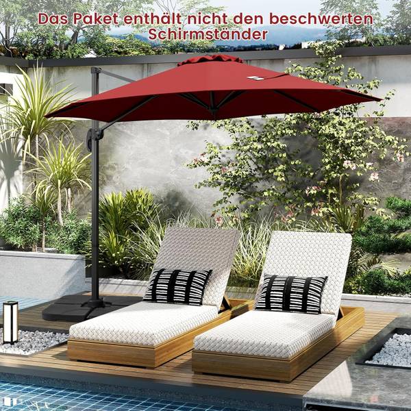Sonnenschirm ZB33774 Rot