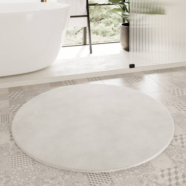 Badteppich Porto Azzurro Beige - Cremeweiß
