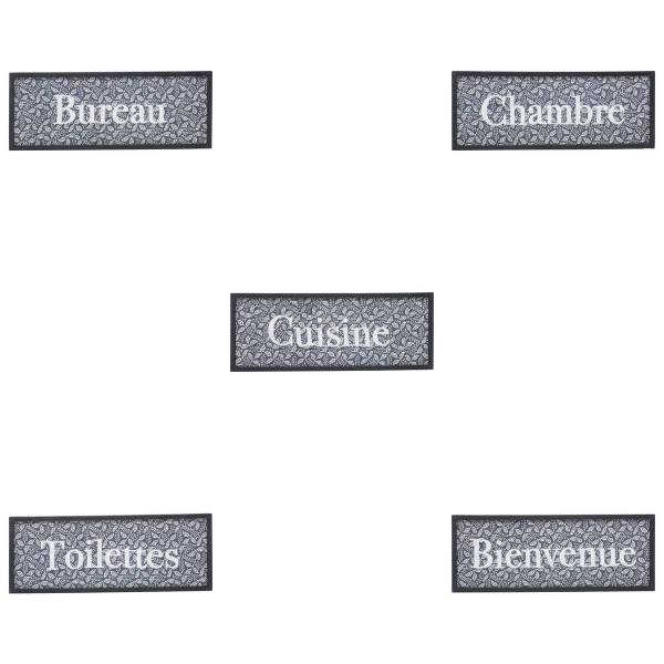 Türschild LUMIERE D HIVER Holzwerkstoff - 1 x 10 x 25 cm
