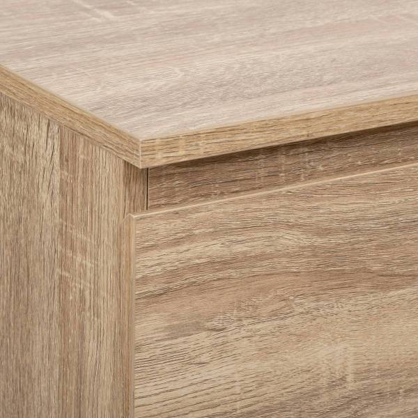 Chiffonier DOLO Beige - Bois manufacturé - 48 x 118 x 40 cm