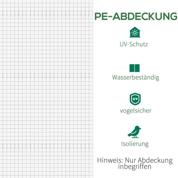 Gewächshaus CO217 Weiß